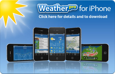 WeatherPro för iPhone