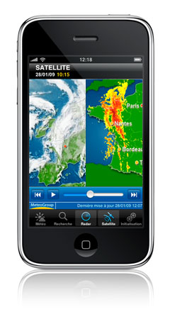 WeatherPro for iPhone - Radar et satellites