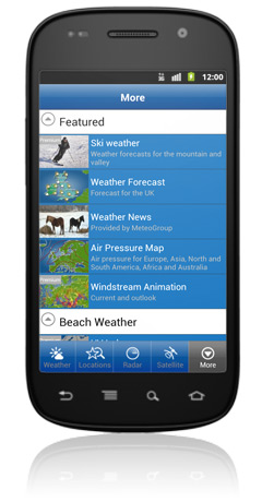 WeatherPro HD voor Android - Release 2.1